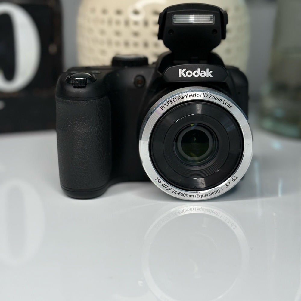 Kodak Black and Silver Digital Camera with Aspheric HD Lens
